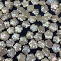Přírodní sladkovodní perly perlí, Sladkovodní Pearl, Květina, DIY, bílý, 10-11mm, Prodáno By PC