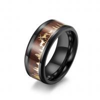 Tungsten Steel Finger Ring plated Unisex 9mm US Ring Sold By PC