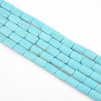 Turquoise Beads Rectangle polished DIY Sold Per 38 cm Strand