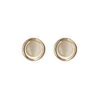 Cats Eye Earring Zinc Alloy with Cats Eye for woman nickel lead & cadmium free 15mm Sold By Pair