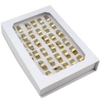 ステンレス リングセット, 指輪, ユニセックス, 金色, 8mm, 36パソコン/ボックス, 売り手 ボックス