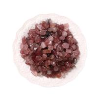 Chips de pierres précieuses, Strawberry Quartz, pepite, normes différentes pour le choix & aucun trou, rose, 10sacsvalises/lot, Vendu par lot