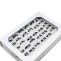 ステンレス鋼の指環, ステンレス, ユニセックス, シルバー, 6mm, 36パソコン/ボックス, 売り手 ボックス