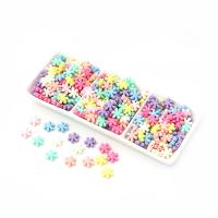 Akril nakit Beads, Cvijet, možete DIY, multi-boji, 15x25mm, 950računala/G, Prodano By G
