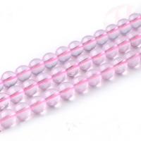 Naturlige rosenkvarts perler, Rose Quartz, Runde, du kan DIY, lyserød, Solgt Per 38 cm Strand