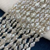 Keshi Cultured Freshwater Pearl Beads Cross DIY white 9-10mm Sold Per 38 cm Strand