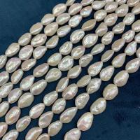 Koraliki Keishi z hodowlanych pereł słodkowodnych, Perła naturalna słodkowodna, DIY, biały, sprzedawane na 38 cm Strand