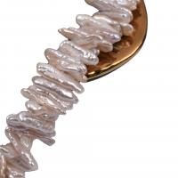 Biwa kultivované sladkovodní perle, Sladkovodní Pearl, DIY, bílý, 5-16mm, Prodáno za 38 cm Strand