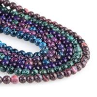 Tiger Eye Beads, Agate, Runde, poleret, naturlige & du kan DIY, flere farver til valg, 6mm, Solgt af Strand