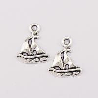 Zinc Alloy Pendants Ship plated silver color Sold By Bag