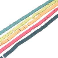 Icke-magnetiska Hematitpärlor, Hematit, Rektangel, Unisex & 2-håls, fler färger för val, 8mm, Såld Per 40 cm Strand