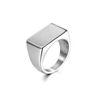 Ring Finger Titantium stali, biżuteria moda & różnej wielkości do wyboru, sprzedane przez PC