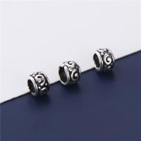 925 Sterling Silver Spacer Bead, vintage & DIY, 4.50x3.60mm, Hole:Approx 3mm, Sold By PC