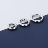 Fermoir anneau à ressort en argent sterling 925, Plaqué de platine, DIY & normes différentes pour le choix, Vendu par PC