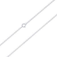 925 Sterling Silver Necklace Chain, platinum plated, Unisex & different size for choice, Sold By Strand