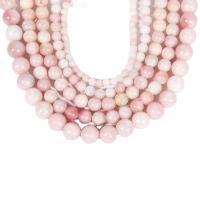 Pink Opal Beads Round polished DIY pink Sold Per 38.5 cm Strand
