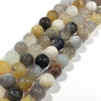 persische Jade Perle, rund, poliert, DIY, gemischte Farben, verkauft per 38 cm Strang
