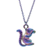 Zinc Alloy Animal Pendants Squirrel colorful plated fashion jewelry multi-colored Sold By PC