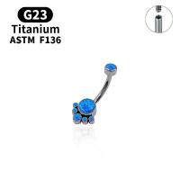 Titanium Steel Belly Ring plated & for woman Sold By PC