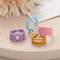 Zinc Alloy Cuff Finger Ring stoving varnish & for woman nickel lead & cadmium free 20mm Sold By PC