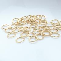 Brass Open Jump Ring Donut 14K gold plated DIY nickel lead & cadmium free Sold By PC