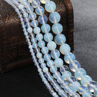 Perles opales de mer, Opaline, Rond, Oindre, DIY & normes différentes pour le choix, Vendu par brin