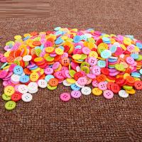 Plastic Button Flat Round Sold By Bag