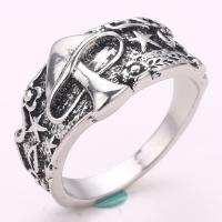 Zinc Alloy Finger Ring antique silver color plated Sold By Lot