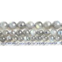 Mondstein Perlen, rund, poliert, verschiedene Größen vorhanden & verschiedene Stile für Wahl, grau, verkauft per ca. 14.57 ZollInch Strang