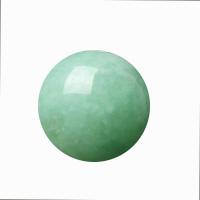 Natural Jade Beads Round polished DIY green Sold By PC
