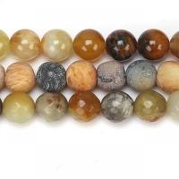 Natural Jade Beads Gemstone Round polished  Sold Per Approx 14.57 Inch Strand