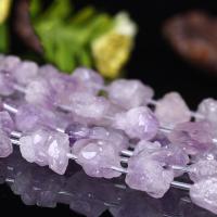 Natural Amethyst Beads Nuggets handmade DIY purple Sold By Strand