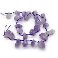 Natural Amethyst Beads irregular polished DIY purple 8x12- Sold Per 38 cm Strand