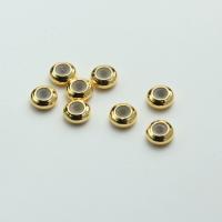 Brass Positioning Bead Wheel 18K gold plated DIY nickel lead & cadmium free Sold By PC