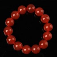 Red Agate Bracelets Unisex & anti-fatigue red Sold By Strand