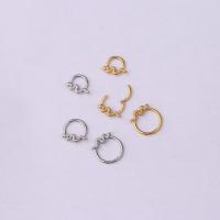 Stainless Steel Nose Piercing Jewelry plated fashion jewelry Sold By PC
