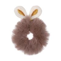 Bunny Ears Hair Scrunchies Plush & for woman 85mm Sold By PC