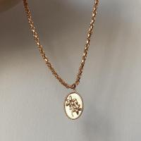 Природное пресноводное жемчужное ожерелье, Пресноводные жемчуги, плакирован золотом, разные стили для выбора & Женский, продается PC