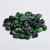 Rubin Zoisit Perle, Klumpen, verschiedene Größen vorhanden & kein Loch, grün, 10/setzen, verkauft von setzen