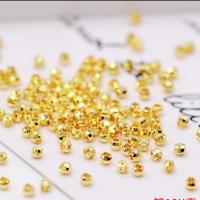 Messing kralen, 18K Gold, met Messing, Rhombus, plated, meer kleuren voor de keuze, 100pC's/Bag, Verkocht door Bag