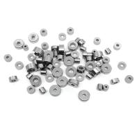 Rozsdamentes acél távtartó gyöngyök, Stainless Steel, különböző méretű a választás, az eredeti szín, Által értékesített PC