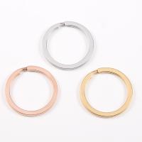 Нержавеющая сталь Split Ring, нержавеющая сталь, полированный, DIY & разный размер для выбора, Много цветов для выбора, продается PC