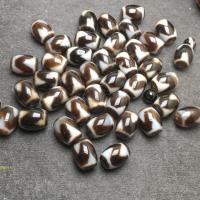 Perles agate dzi tibétaine naturelle, agate Tibétaine, DIY & styles différents pour le choix, 13x18mm, 10PC/lot, Vendu par lot