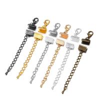 Iron Ribbon Crimp End plated DIY Sold By Lot