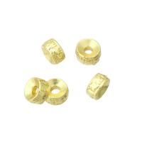 Tibetan Style Spacer Beads, high quality plated, 4x4x3mm, Sold By PC