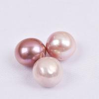 Cultured No Hole Freshwater Pearl Beads, DIY, multi-colored, 12-13mm, 5PC/Bag, Sold By Bag