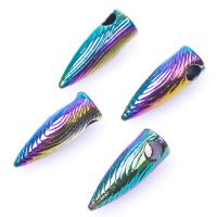 Zinc Alloy Pendants Bullet colorful plated vintage nickel lead & cadmium free Sold By PC