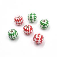 Wood Beads Round painted DIY 16mm Approx 4mm Sold By PC