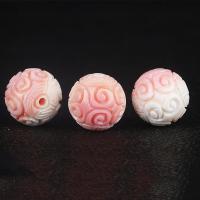 Queen Conch Shell Beads, Carved, DIY, nickel, lead & cadmium free, 8-12mm, Sold By PC