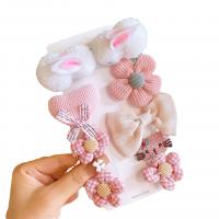 Children Hair Accessory Cloth Girl 50mm Sold By Set